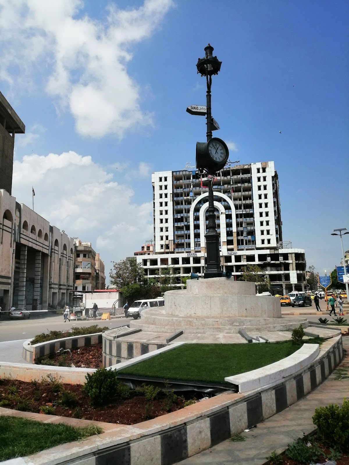 Old clock’s square